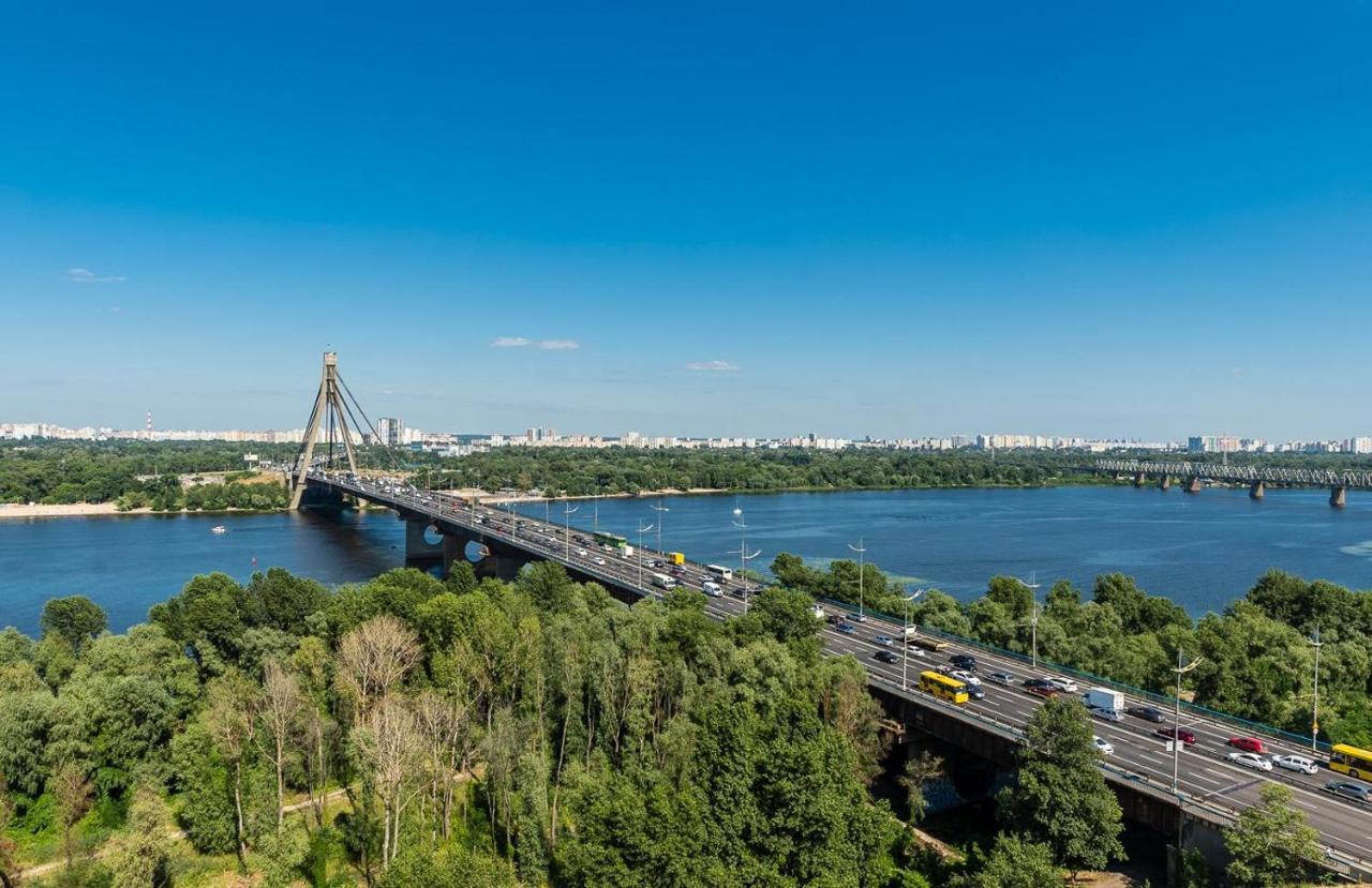Apartments With Crazy Panoramic View Of The Dniepr Κίεβο Εξωτερικό φωτογραφία