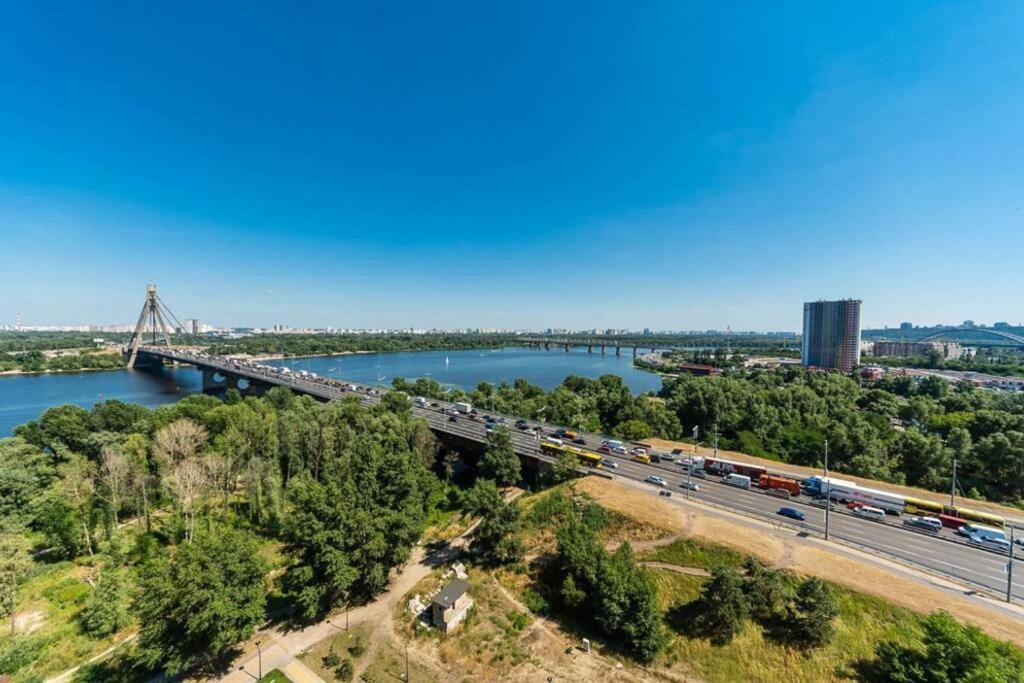 Apartments With Crazy Panoramic View Of The Dniepr Κίεβο Εξωτερικό φωτογραφία