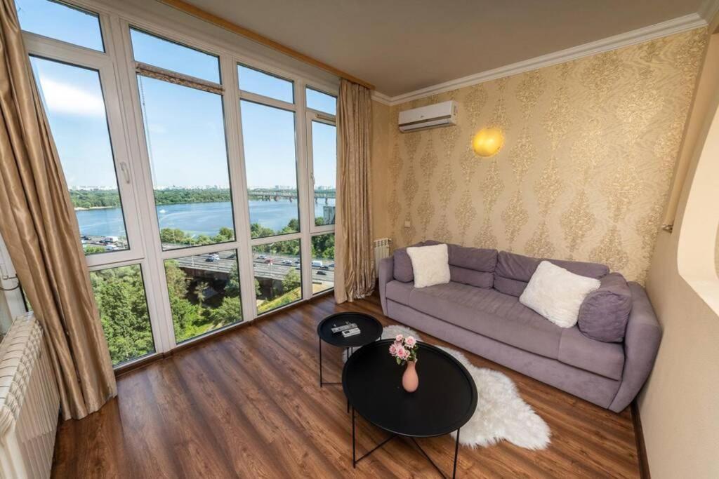Apartments With Crazy Panoramic View Of The Dniepr Κίεβο Εξωτερικό φωτογραφία